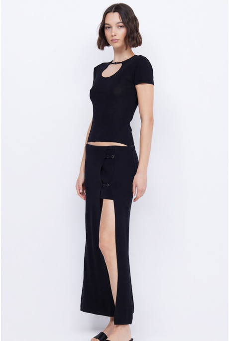CASPIAN KNIT TOP (BLACK)