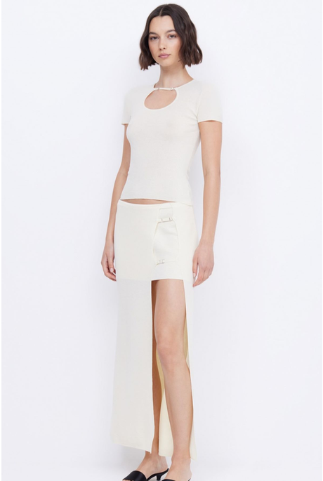 CASPIAN KNIT TOP (MILK)