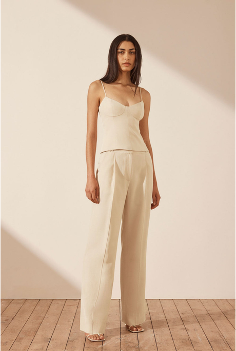 VENTO MID RISE PANT (BONE)