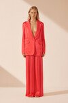 LYDIE SINGLE BREASTED BLAZER (POPPY RED)