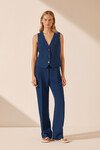 IRENA OVERSIZED TAILORED VEST (OCEAN)
