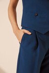 IRENA OVERSIZED TAILORED VEST (OCEAN)
