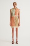 LAUDE PANELLED MINI DRESS (MULTI)