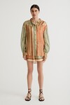 LAUDE PANELLED BLOUSE (MULTI)