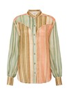 LAUDE PANELLED BLOUSE (MULTI)