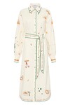 PARADISO BELTED SHIRT DRESS (COCONUT)