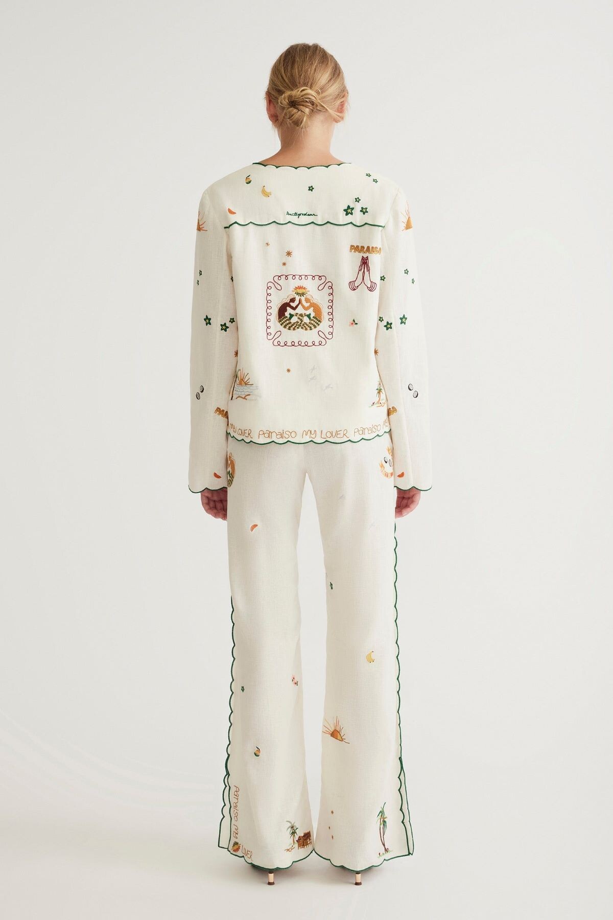 PARADISO WIDE LEG PANTS (COCONUT)- ANTIPODEAN SPRING 23 PARADISO WIDE LEG PANTS (COCONUT)- ANTIPODEAN SPRING 23