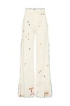 PARADISO WIDE LEG PANTS (COCONUT)