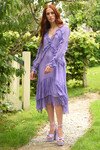 FRILL AT EASE DRESS (LILAC)