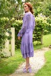 FRILL AT EASE DRESS (LILAC)