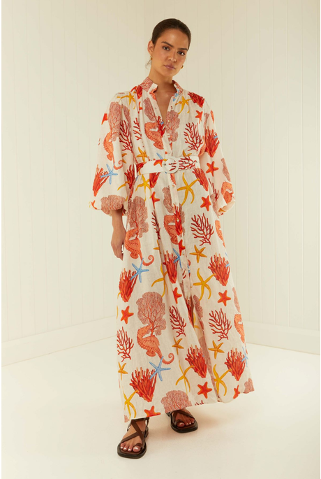 NODDY DRESS (CORAL)