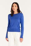 SILK CREW JUMPER (SAPPHIRE BLUE)