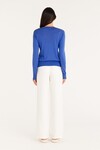 SILK CREW JUMPER (SAPPHIRE BLUE)