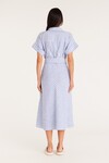 AEGEAN LINEN DRESS (BLUE STRIPE)