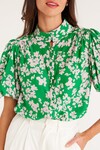 ROSIE BLOUSE (GREEN PRINT)