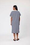 WEEKDAY MIDI DRESS (NAVY STRIPE)