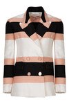 SUITING POINT JACKET (BLACK/PINK STRIPE)