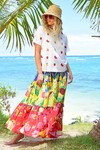 A SLICE OF SUMMER SKIRT (MULTI)