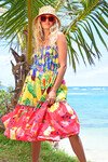 A SLICE OF SUMMER SKIRT (MULTI)