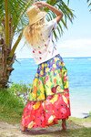 A SLICE OF SUMMER SKIRT (MULTI)