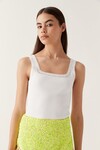 TAZIA CROCHETED EDGE TANK (IVORY)