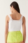 TAZIA CROCHETED EDGE TANK (IVORY)