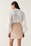 FAITH RUFFLE BLOUSE (IVORY)