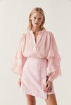 FAITH RUFFLE BLOUSE (SOFT PINK)