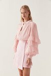 FAITH RUFFLE BLOUSE (SOFT PINK)