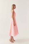 QUINTELLE BACKLESS MIDI DRESS (SOFT PINK)