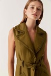 ENCOMPASS UTILITY MIDI DRESS (DEEP OLIVE)