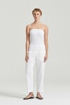 THE ALMA BANDEAU TOP (WHITE)