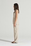 THE GABRIEL VEST (OAT STRIPE)
