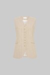 THE GABRIEL VEST (OAT STRIPE)