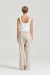 THE GABRIEL TROUSER (OAT STRIPE)
