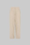 THE GABRIEL TROUSER (OAT STRIPE)
