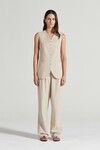 THE GABRIEL TROUSER (OAT STRIPE)