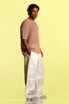 COTTON LATTICE LINK T-SHIRT (BLOSSOM)