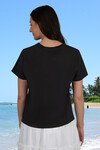 HOURS OF FLOWERS TOP (BLACK)