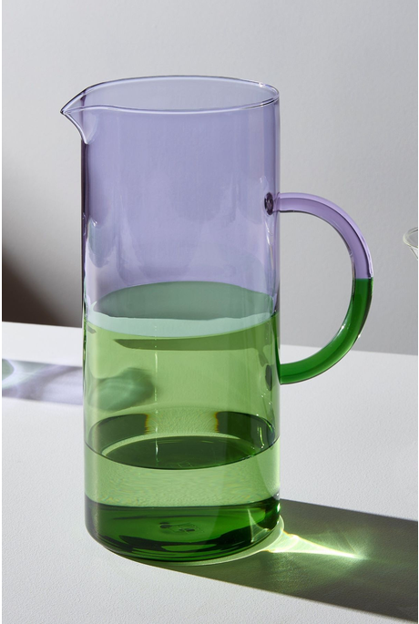 TWO TONE PITCHER (LILAC + GREEN)
