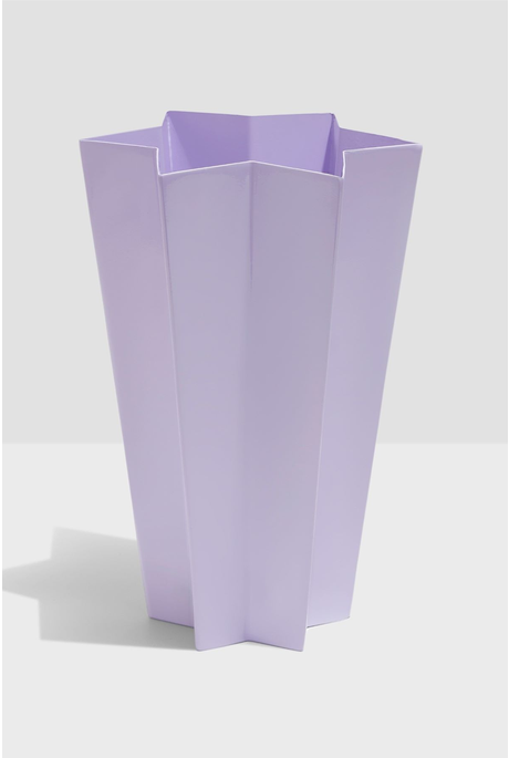 METAL STAR VASE (LILAC)