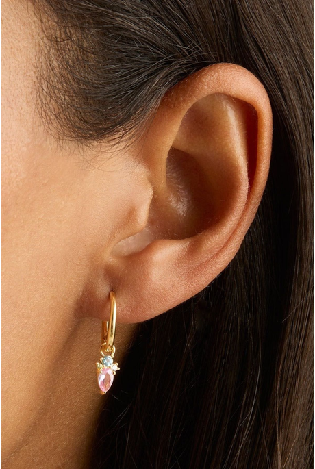 CHERISH CONNECTIONS HOOPS (GOLD)