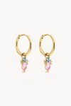 CHERISH CONNECTIONS HOOPS (GOLD)