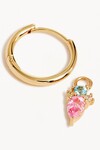 CHERISH CONNECTIONS HOOPS (GOLD)