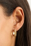 INTERWINED LARGE HOOPS (18K GOLD VERMEIL)