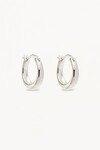 INFINITE HORIZON SMALL HOOPS (STERLING SILVER)