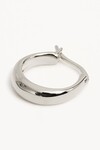 INFINITE HORIZON SMALL HOOPS (STERLING SILVER)