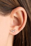 FLY ME TO THE MOON EARRING (14K SOLID GOLD)