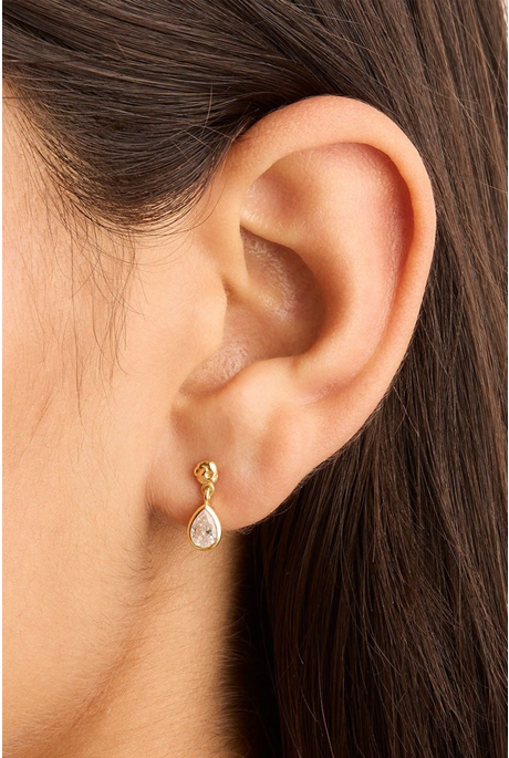 ADORED DROP EARRINGS (18K GOLD VERMEIL)