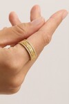 I AM ENOUGH SPINNING MEDITATION RING (GOLD)